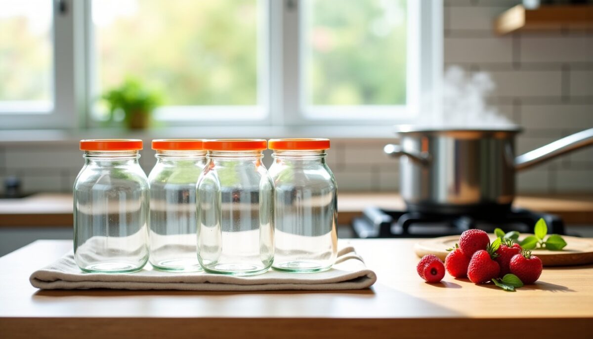 Comment stériliser des pots de confiture Le Parfait : méthodes fiables, temps et erreurs à éviter