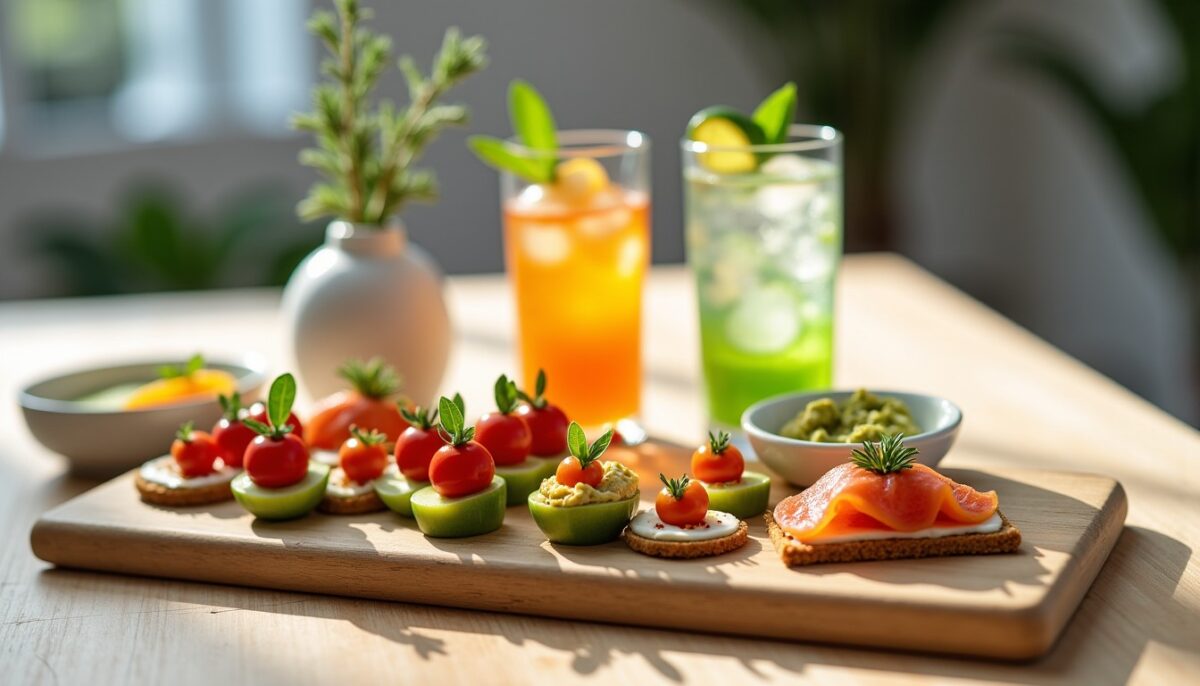 Que manger avec un cocktail à l’apéro : idées salées, légères et équilibrées en 2026
