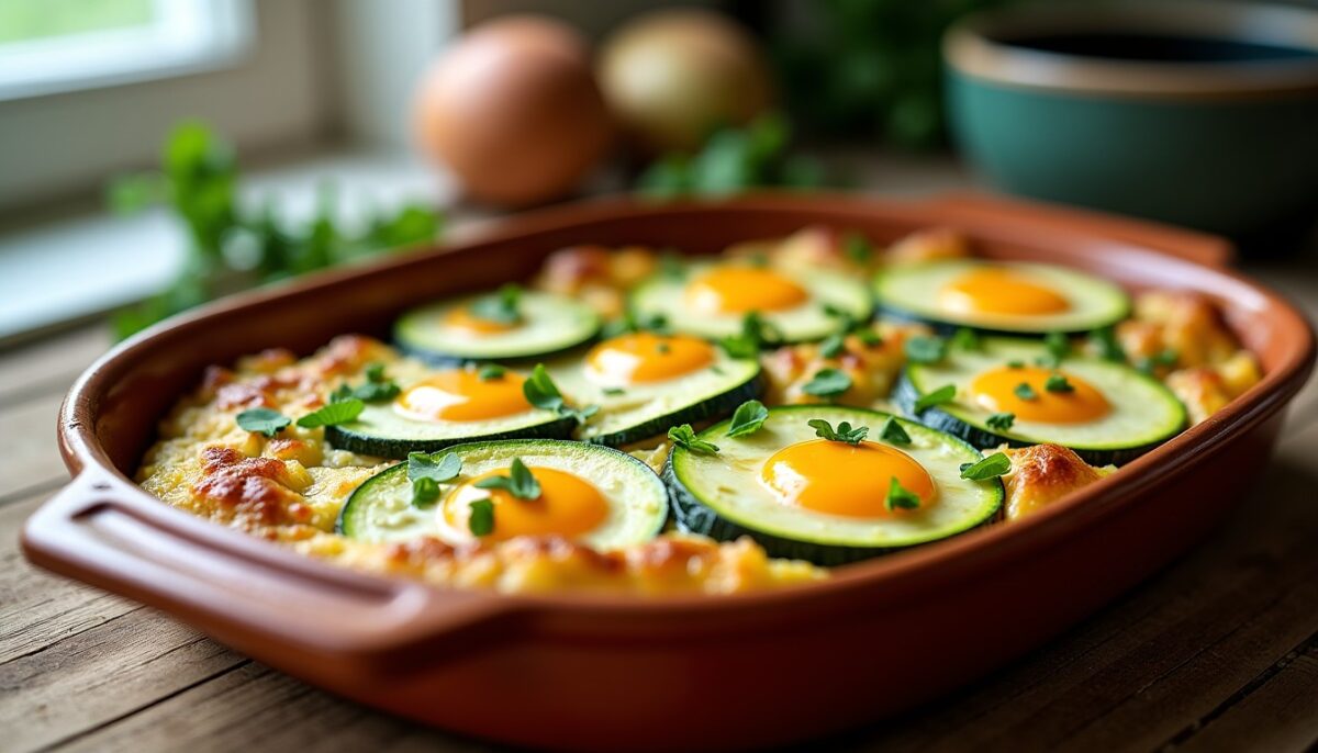 Recette courgettes au four avec des œufs : la méthode inratable et variantes
