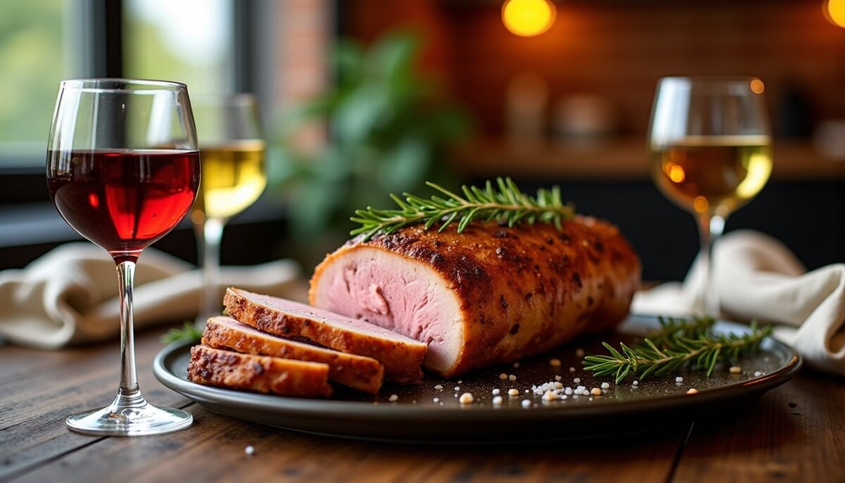 Quel vin avec un rôti de porc : rouge souple ou blanc généreux ? guide précis d’accord
